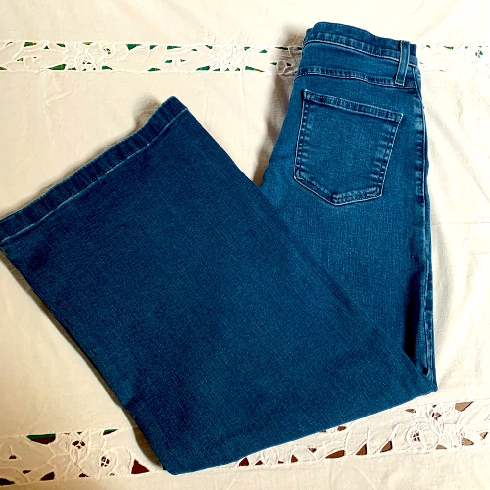 Iris wide leg cropped jeans